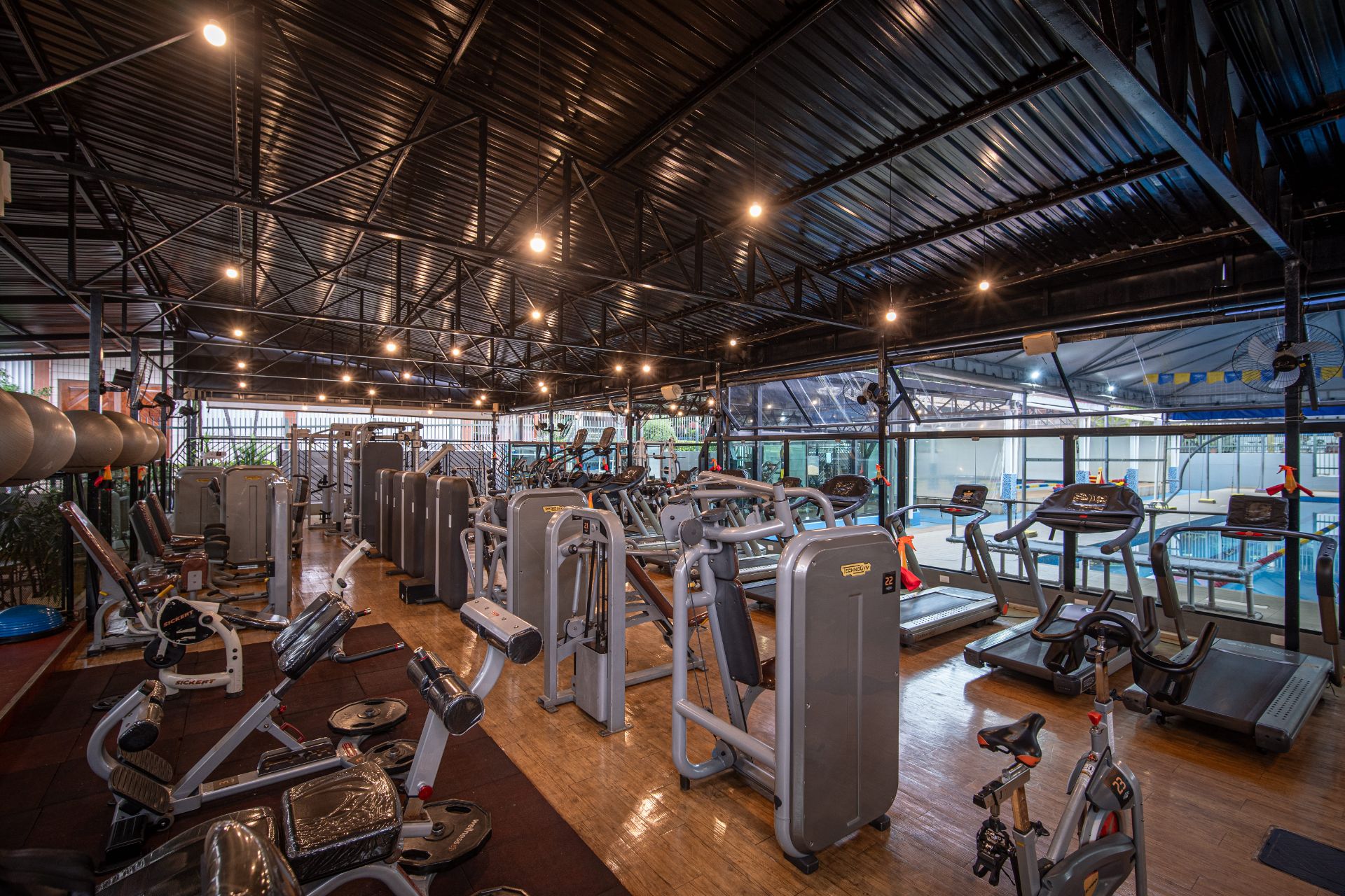Espaço de musculação da Nad'Arte